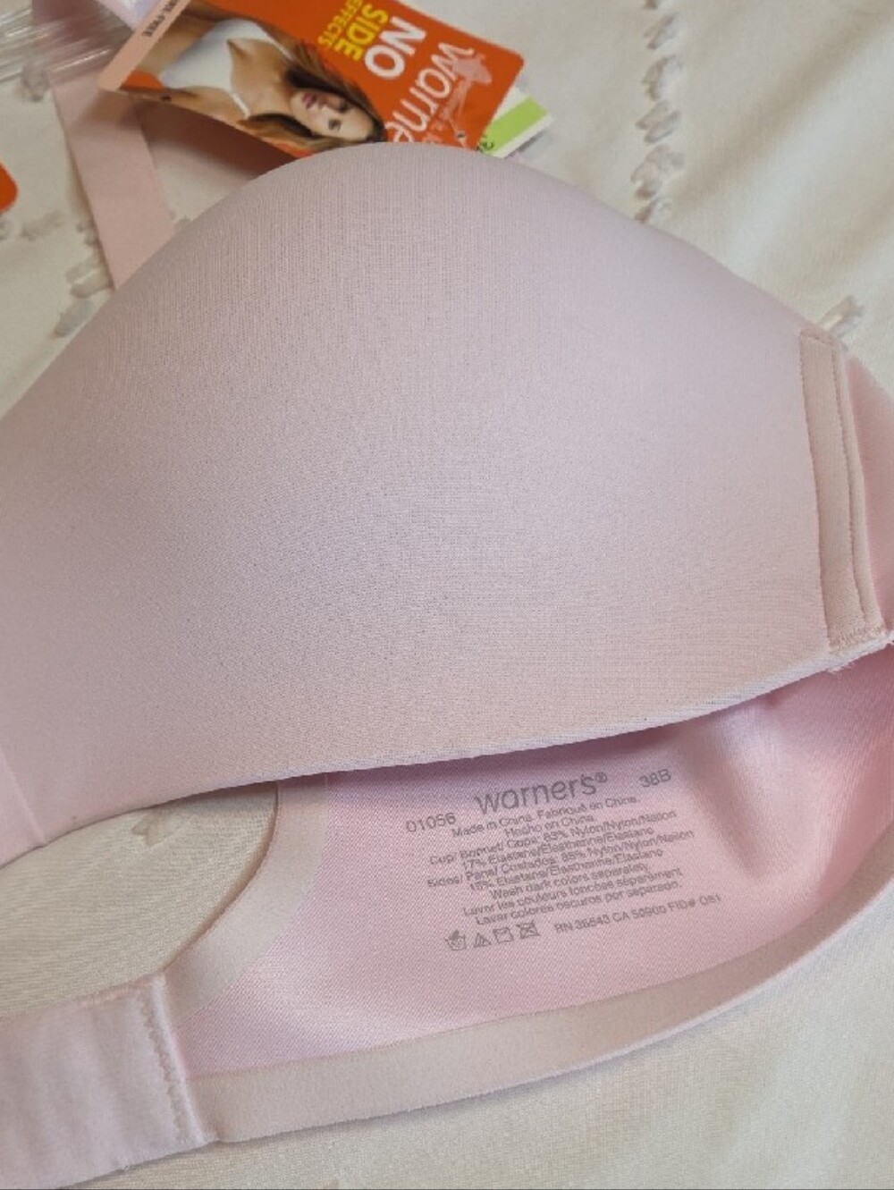 Warner's Wire-Free Light Pink Smooth Molded Bra - Picture 4 of 4
